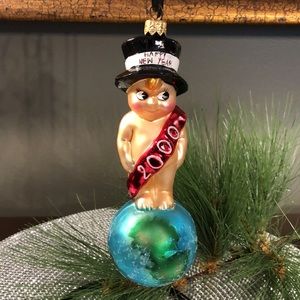Christopher Radko - Millennium Munchkin 2000 Baby New Year Ornament